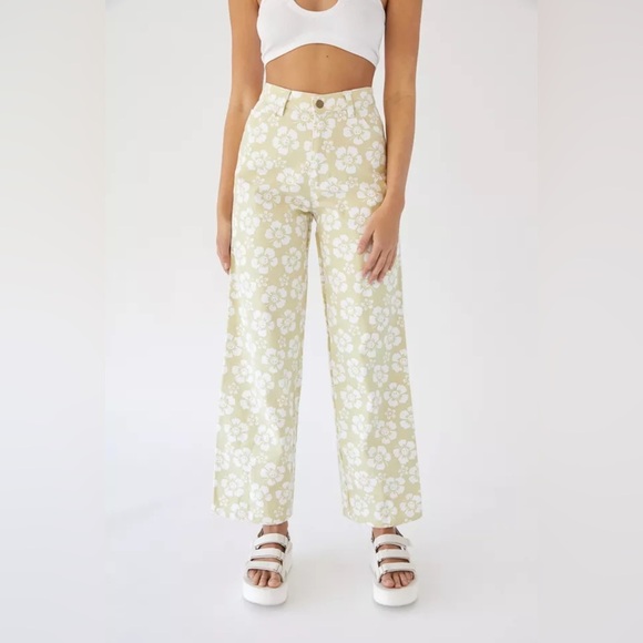 holiday the label Denim - Holiday The Label High Waisted Print Denim Pants